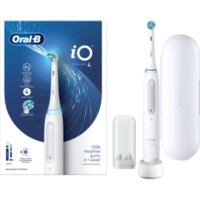 CEPILLO DENTAL BRAUN ORAL-B IO-4 MAGNETIC BLANCO