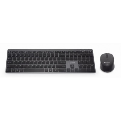 KIT INALAMBRICO TECLADO RATON RETROILUMINADO PRO BUSINESS SLIM DISEÑO ES NEGRO