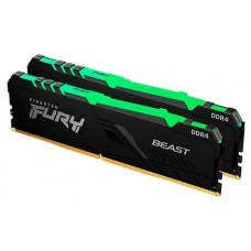 DDR4 KINGSTON 2x 8GB 3200 FURY BEAST NEGRO