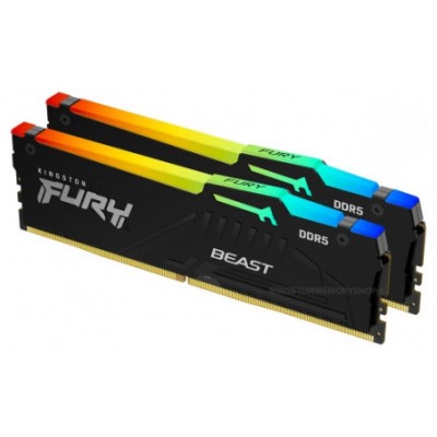 DDR5 KINGSTON 2x 16GB 5200 FURY BEAST RGB