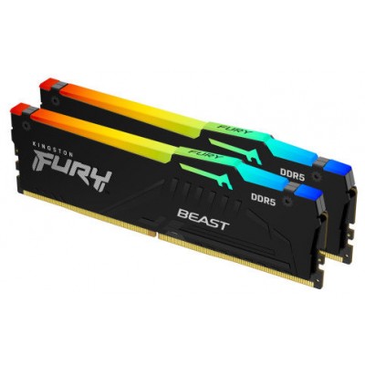 DDR5 KINGSTON 2x 32GB 6000 FURY BEAST RGB EX