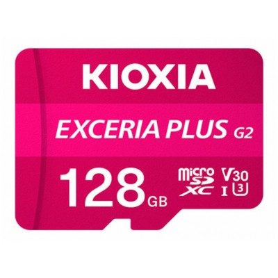 MICRO SD KIOXIA 128GB EXCERIA PLUS G2 UHS-I C10 CON ADAPTADOR