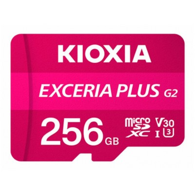 MICRO SD KIOXIA 256GB EXCERIA PLUS G2 UHS-I C10 CON ADAPTADOR