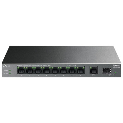 SWITCH TP-LINK LS1210GP 8 PUERTOS 10/100 CON 2 PUERTOS GIGA NO POE-DI14 SWITCH TP-LINK LS1210GP 8 PUERTOS 10/100 CON 2 PUERTOS GIGA NO POE