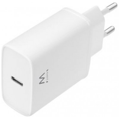 CARGADOR MOVIL EWENT USB-C AC PD 1 PUERTO (20W) BLANCO