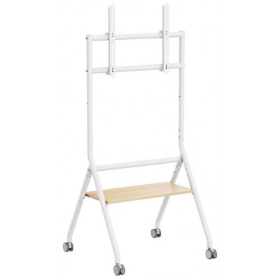 EWENT SOPORTE DE SUELO PARA TV DE 37 A 86 ALTURA AJUSTABLE, BLANC