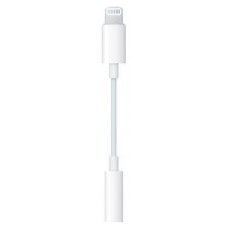 ADAPTADOR APPLE LIGHTNING A JACK 3,5MM BLANCO-DI5 ADAPTADOR APPLE LIGHTNING A JACK 3,5MM BLANCO