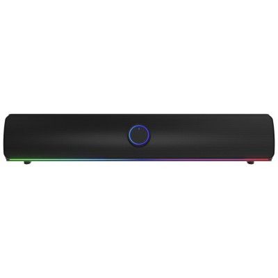 BARRA DE SONIDO BLUETOOTH GENESIS HELIUM 312BT 2.0 RGB 10W NEGRA