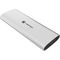 CARCASA SSD NATEC RHINO M.2 NVME LITE USB-C 3.2 GEN 2 PLATA ARTICO