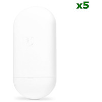 CPE UBIQUITI LOCO5AC-5 NANOLOCO AC NANOSTATION AIRMAX AC 5GHZ 13DBI (PACK 5 UND