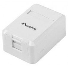 ROSETA DE SUPERFICIE LANBERG PARA 1 MODULO KEYSTONE