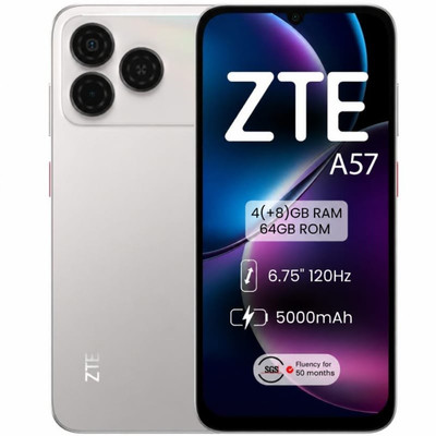 SMARTPHONE ZTE BLADE A57 4+8GB 64GB CYBER SILVER-DI16 SMARTPHONE ZTE BLADE A57 4+8GB 64GB CYBER SILVER