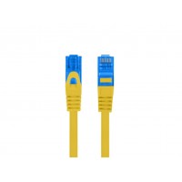 CABLE RED LANBERG CAT.6A S/FTP LSZH CCA 0.5M AMARILLO FLUKE PASSED