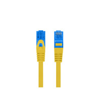 CABLE RED LANBERG CAT.6A S/FTP LSZH CCA 10M AMARILLO FLUKE PASSED