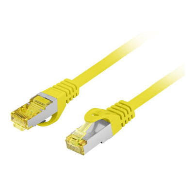 CABLE RED LANBERG LATIGUILLO CAT.6A S/FTP LSZH CU 1M AMARILLO FLUKE PASSED-DI1 CABLE RED LANBERG LATIGUILLO CAT.6A S/FTP LSZH CU 1M AMARILLO FLUKE PASSED