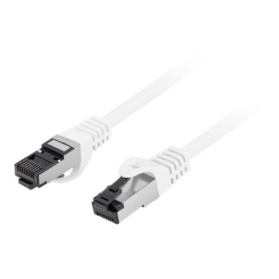 CABLE RED LANBERG LATIGUILLO CAT.8.1 S/FTP LSZH CU 1M BLANCO FLUKE PASSED-DI1 CABLE RED LANBERG LATIGUILLO CAT.8.1 S/FTP LSZH CU 1M BLANCO FLUKE PASSED