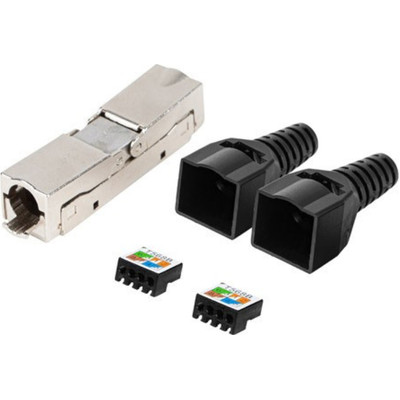 CONECTOR LANBERG ADAPTADOR 2X RJ45 CAT6 FTP PLUG 8P8C TOOL-LESS-DI2 CONECTOR LANBERG ADAPTADOR 2X RJ45 CAT6 FTP PLUG 8P8C TOOL-LESS
