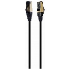 CABLE RED S-FTP GEMBIRD  CAT 8 LSZH NEGRO 0,25 M