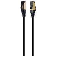 CABLE RED S-FTP GEMBIRD  CAT 8 LSZH NEGRO 0,5 M-1DI CABLE RED S-FTP GEMBIRD  CAT 8 LSZH NEGRO 0,5 M