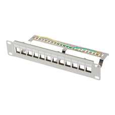 PATCH PANEL LANBERG 12 PUERTOS 1U RACK 10" FTP PARA MODULOS KEYSTONE GRIS-DI1 PATCH PANEL LANBERG 12 PUERTOS 1U RACK 10" FTP PARA MODULOS KEYSTONE GRIS