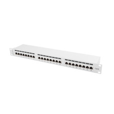 PATCH PANEL LANBERG 24 PUERTOS 1U 19" CAT.6 FTP GRIS-DI8 PATCH PANEL LANBERG 24 PUERTOS 1U 19" CAT.6 FTP GRIS