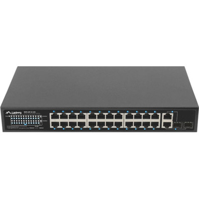 SWITCH LANBERG 24 PTOS 100MB POE+/2X COMBO GIGABIT ETHERNET 250W RACK 19"-DI31 SWITCH LANBERG 24 PTOS 100MB POE+/2X COMBO GIGABIT ETHERNET 250W RACK 19"