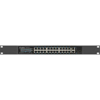 SWITCH LANBERG 24 PTOS 100MB POE+/2X COMBO GIGABIT ETHERNET 360W V2 RACK 19"-36DI SWITCH LANBERG 24 PTOS 100MB POE+/2X COMBO GIGABIT ETHERNET 360W V2 RACK 19"
