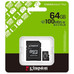 MEMORIA KINGSTON-MICROSD SDCS3 64GB-DU2 MEMORIA KINGSTON-MICROSD SDCS3 64GB