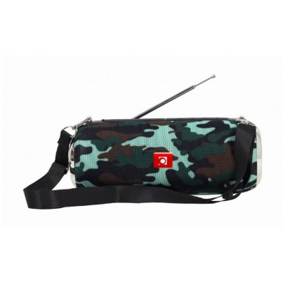 ALTAVOZ PORTATIL GEMBIRD SPK-BT-17-CM COM RADIO FM 2X5W RMS BLUETOOTH CAMUFLAJE