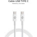 CABLE PLUS 100W C-C 2M WHITE