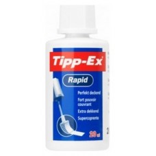 CORRECTOR ESCRITURA TIPPEX BIC RAP B10 20ML 10U