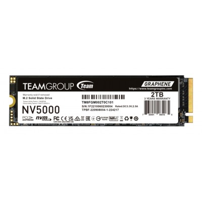 SSD TEAMGROUP NV 5000 M.2 NVMe 2280 PCI-E GEN4X4 C47 2TB-DI35 SSD TEAMGROUP NV 5000 M.2 NVMe 2280 PCI-E GEN4X4 C47 2TB