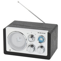 RADIO DENVER DE DISEÑO MODERNO NEGRA-6DI RADIO DENVER DE DISEÑO MODERNO NEGRA