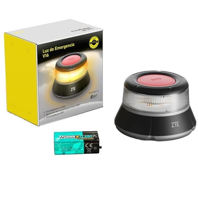 LUZ DE EMERGENCIA ZTE E1 BALIZA V16 GEOLOCALIZADA DGT