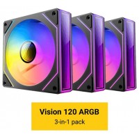 VENTILADOR CPU ANTEC VISION ARGB 3X VENT 120MM RGB NEGRO-8DI VENTILADOR CPU ANTEC VISION ARGB 3X VENT 120MM RGB NEGRO
