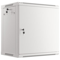 ARMARIO RACK 19" MURAL 12U/600X450 PARA AUTOMONTAJE CON PUERTA METALICA GRIS
