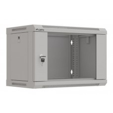 ARMARIO LANBERG MURAL RACK 19" 6U 540X350 FLAT PACK GRIS PUERTA CRISTAL
