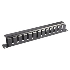 PANEL DE GESTION DE CABLES WP 1U CON TAPA NEGRO RAL9005-DI2 PANEL DE GESTION DE CABLES WP 1U CON TAPA NEGRO RAL9005