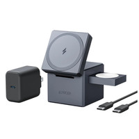 CARGADOR ANKER 3 EN 1 CON MAGSAFE CUBO GRIS-29DI CARGADOR ANKER 3 EN 1 CON MAGSAFE CUBO GRIS